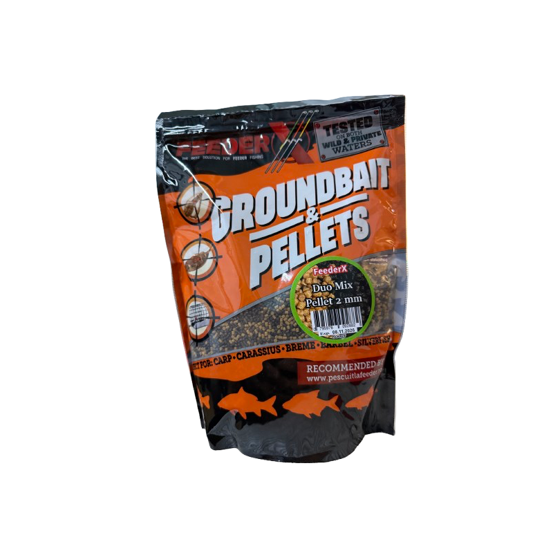 FEEDERX - DUO MIX 2MM 800 GR FEEDERX - DUO MIX 2MM - imagine 1