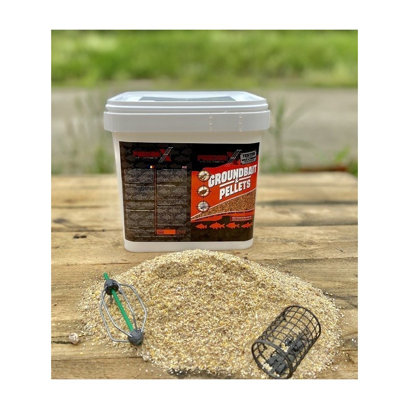 FEEDERX - WILD CARP 3 NATURAL MIX AROMA 3 KG FEEDERX -WILD CARP 3 NATURAL MIX AROMA - imagine 1