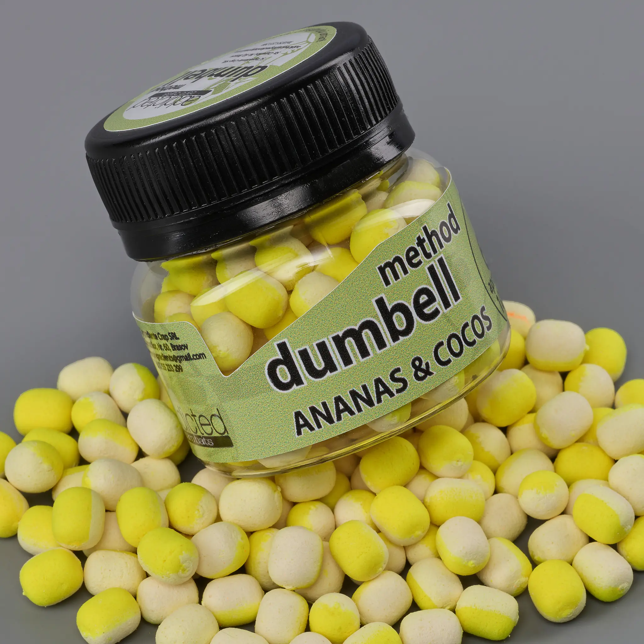 3-Website Method Dumbell Ananas & Cocos 6mm - imagine 1