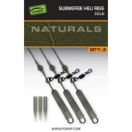 Kit monturi leadcore Fox Edges Naturals Submerge Heli Rig Leaders