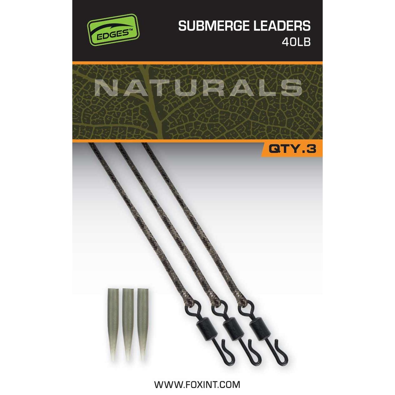 Montura-Fox-Naturals-Submerge-Leaders--3buc-plic Montura Fox Naturals Submerge Leaders - imagine 1