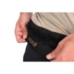 Pantaloni Fox Collection Sherpa Jogger Negru&Portocaliu - imagine 5