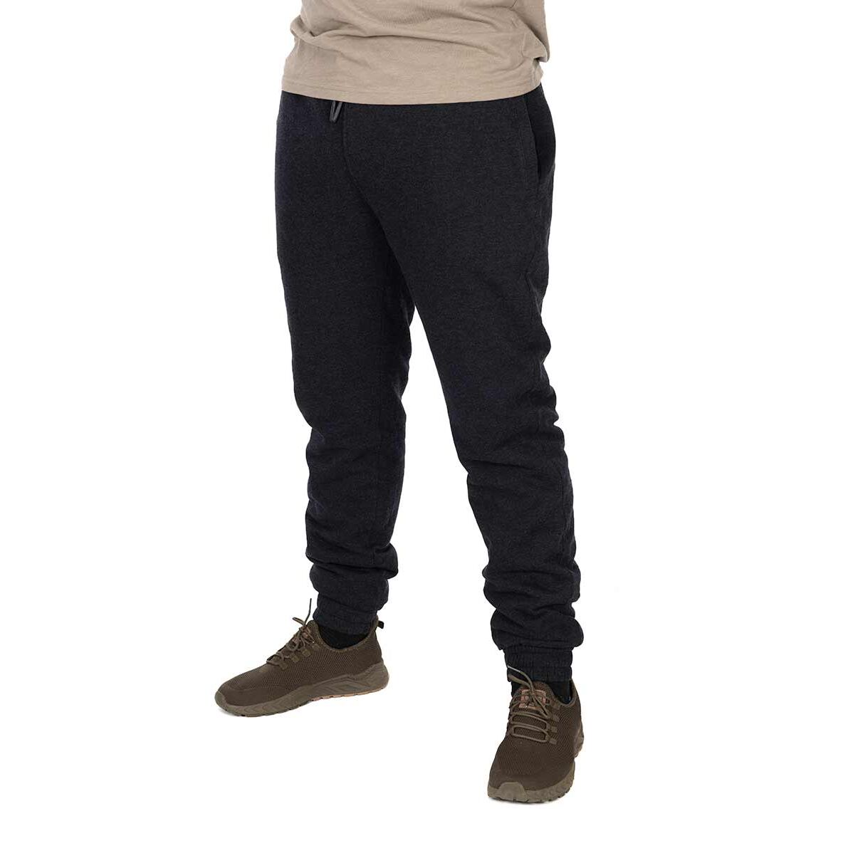 Pantaloni-Fox-Collection-Sherpa-Jogger-Black-O_rdx9-3x Pantaloni Fox Collection Sherpa Jogger Negru&Portocaliu - imagine 1