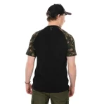 Tricou Fox Cu Maneca Scurta Raglan Negru Camuflaj - imagine 3