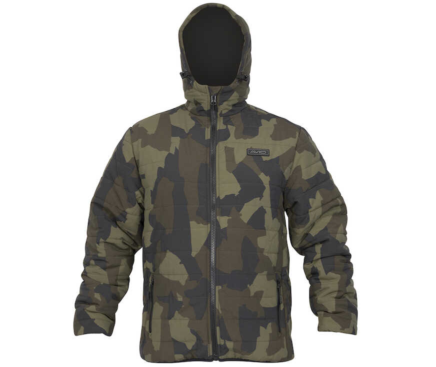 jacheta_avid_carp_ripstop_camo_thermal_jacket_2_ RIPSTOP CAMO THERMAL JACKET - M - imagine 1