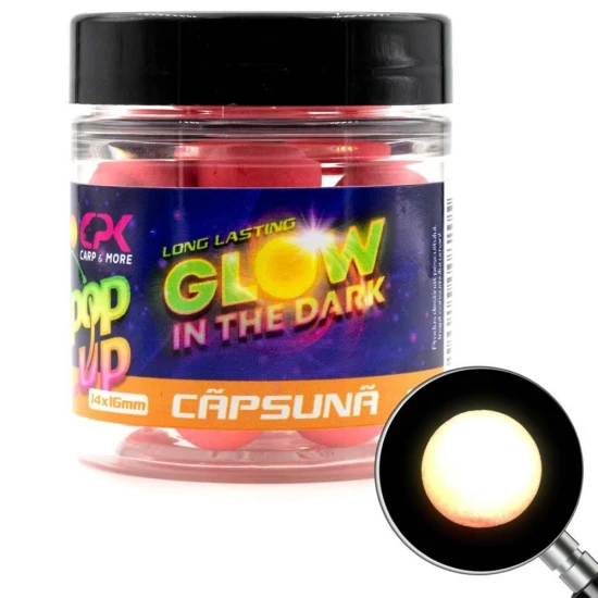 Pelete-Flotante-CPK-Feeder-Glow-in-the-Dark-Capsuna-14-16mm-550x550 Pelete Flotante Cpk Feeder Glow In The Dark, Capsuna - imagine 1