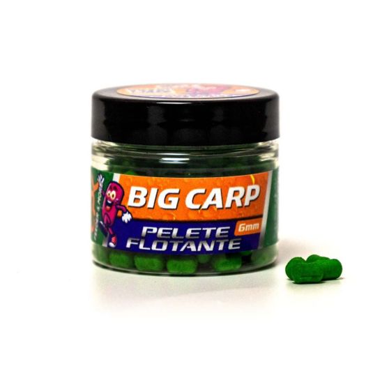 squidandfrnk2 PELETE CPK FLOTANTE FEEDER BIG CARP (VERDE) 6 MM 20 G - imagine 1