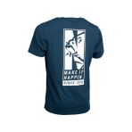 TRICOU NASH MAKE IT HAPPEN SINCE 1978 T SHIRT NAVY BLUE - imagine 2