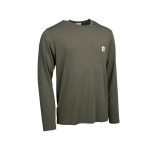BLUZA NASH MAKE IT HAPPEN CARP LOGO LONG SLEEVE T SHIRT GREEN