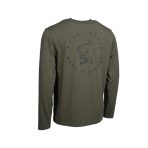 BLUZA NASH MAKE IT HAPPEN CARP LOGO LONG SLEEVE T SHIRT GREEN - imagine 2