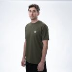 TRICOU NASH MAKE IT HAPPEN BADGE T SHIRT GREEN - imagine 2