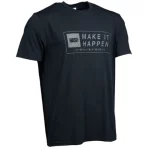TRICOU NASH MAKE IT HAPPEN COORDINATES T SHIRT BLACK