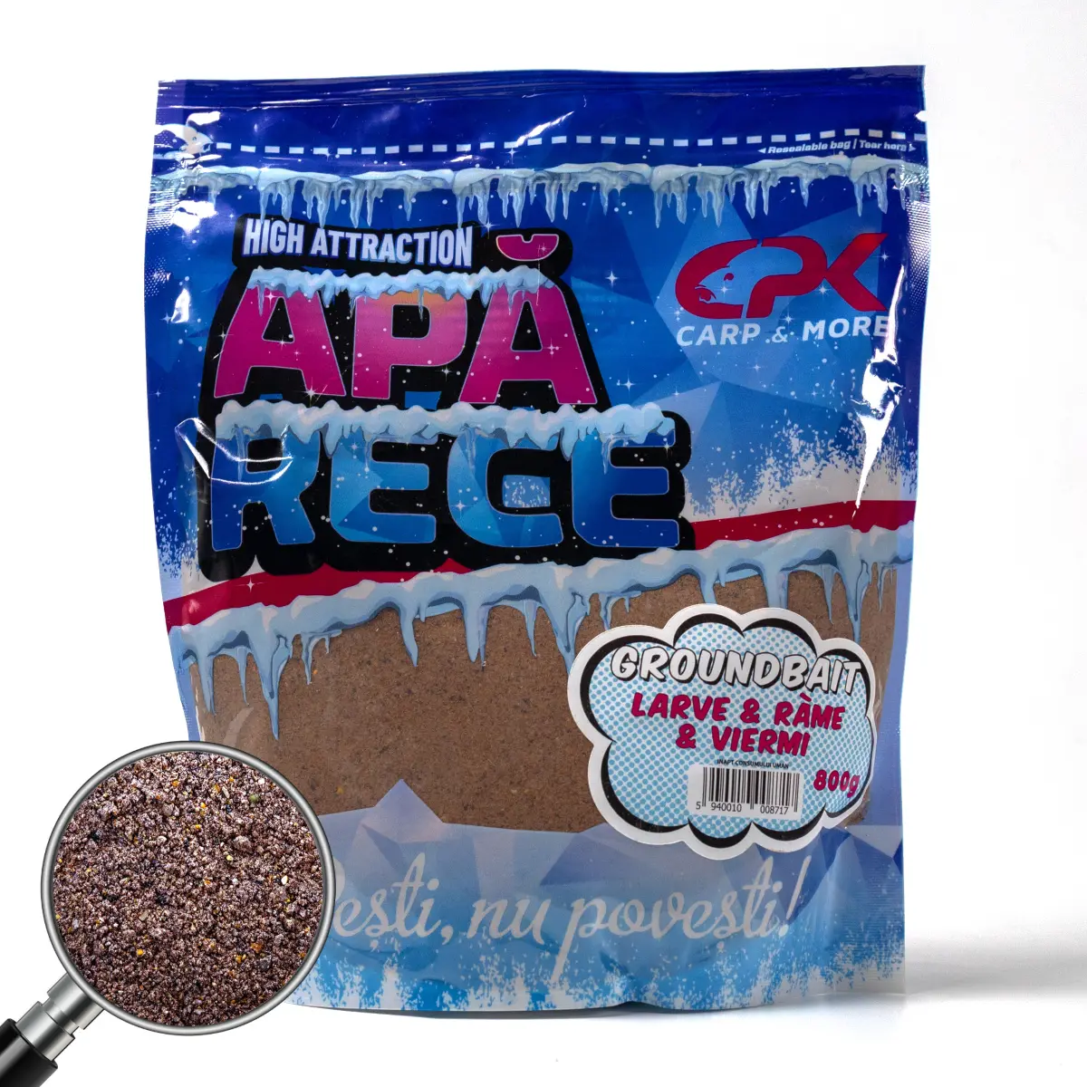 1000871 APA RECE GROUNDBAIT RAME & VIERMI & LARVE 800g - imagine 1