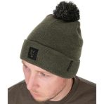 Caciula Fox Collection Bobble Hat Green Black - imagine 2