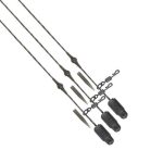EDGES NATURALS HELI-CLIP RIGS 40LB SUBMERGE 3PCS
