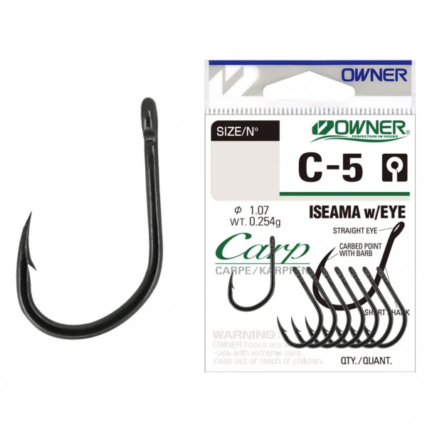 carlig-owner-c-5-no-2-carp-iseama-with-eye~18038 Carlig Owner C-5 Carp Iseama With Eye - imagine 1