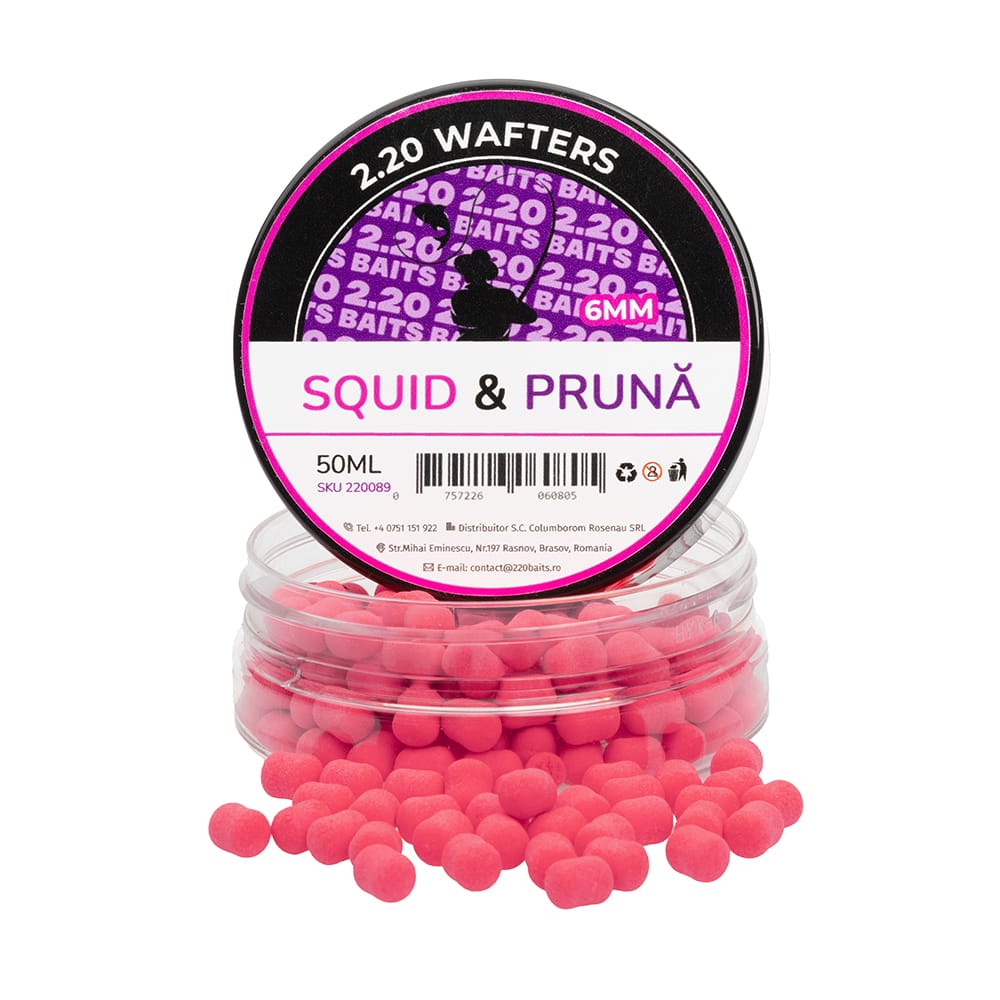045A87148 Wafter Roz 6 mm Squid Pruna - imagine 1