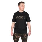 Tricou Fox Black/Camo Logo T-Shirt M