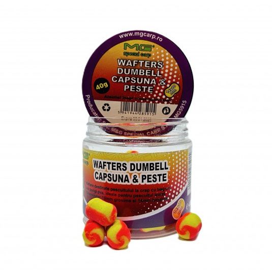 wafters_mg_special_carp_dumbell_capsuna_peste_10mm.jpg wafters special carp dumbell 40g - imagine principală