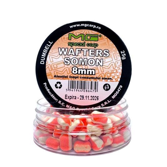 wafters_mg_special_carp_dumbell_somon_8mm_25g.jpg wafters dumbell somon - imagine principală